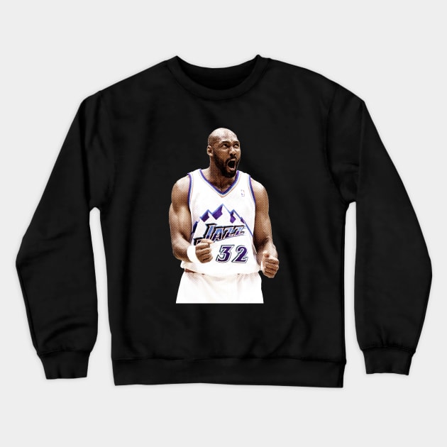 Karl Malone Crewneck Sweatshirt by MucisianArt